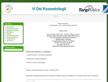 Tablet Screenshot of dnikosmetologii.wseip.edu.pl