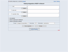 Tablet Screenshot of biblioteka.wseip.edu.pl
