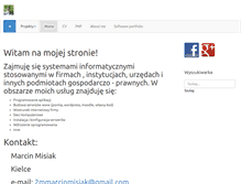 Tablet Screenshot of marcin.wseip.edu.pl